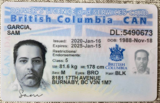British Columbia Driver’s License | Scannable British Columbia ID
