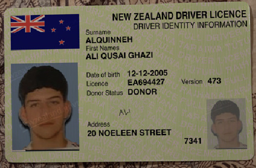 NEW ZEALAND FAKE ID