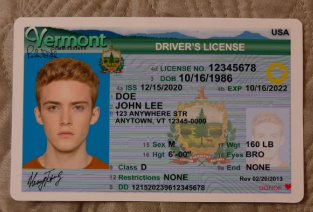 Vermont Fake ID